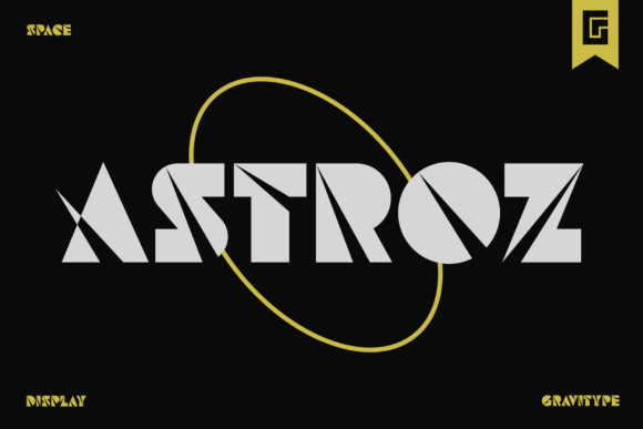 Astroz Display Font for Futuristic Digital Design