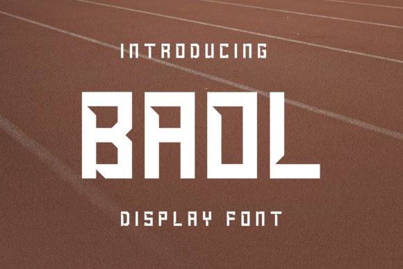 Baol: A Display Font Built for Creative Projects and Brand Identity