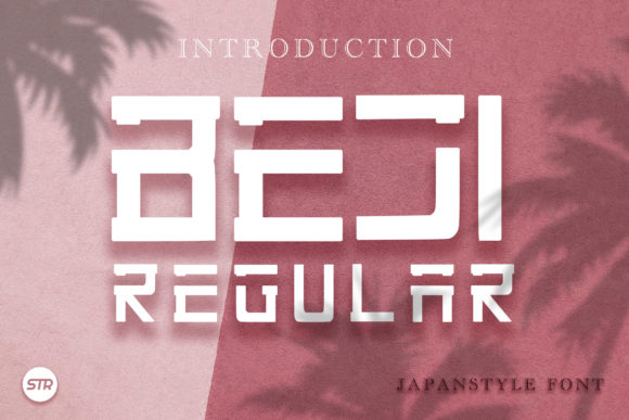 Beji: A Japanese Styled Display Font for Makers