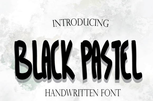 Black Pastel: A Minimalist Display Font for Editorial Projects