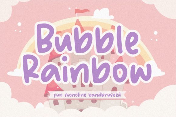 Bubble Rainbow: A Playful Display Font for Editorial Joy
