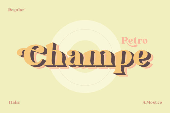 Champe: A Retro Display Font for Modern Marketing