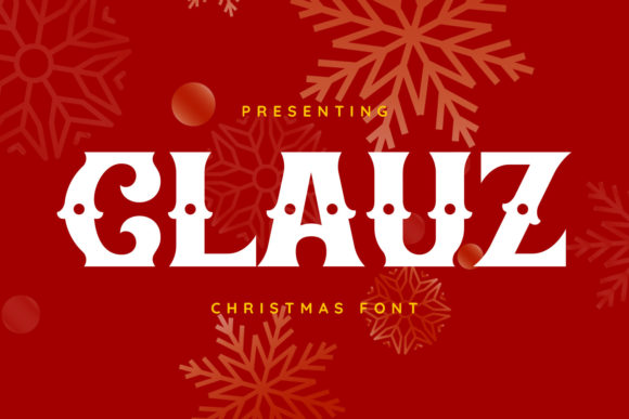 Clauz: A Thick Lettered Display Font for Joyful Digital Design