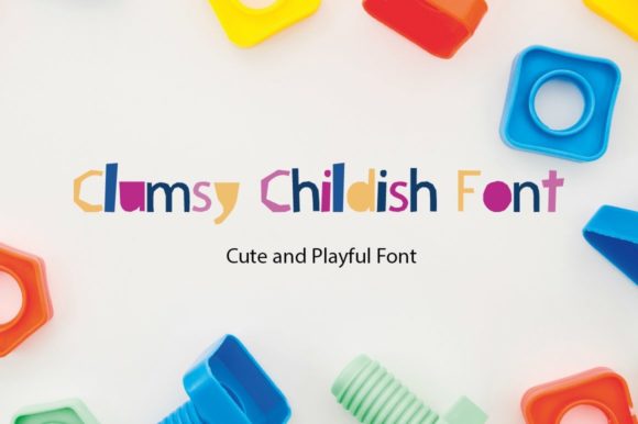 Clumsy Childish: A Squared Display Font for Digital Creations