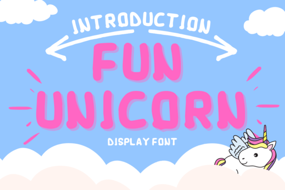 Fun Unicorn Font: A Playful Display Typeface for Digital Creators