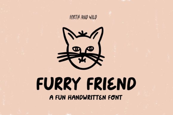 Furry Friend Font: A Friendly Display Type for Makers