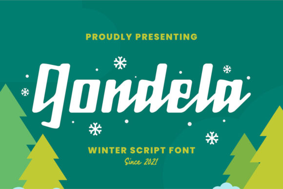 Gondela: A Unique Display Typeface for Branding