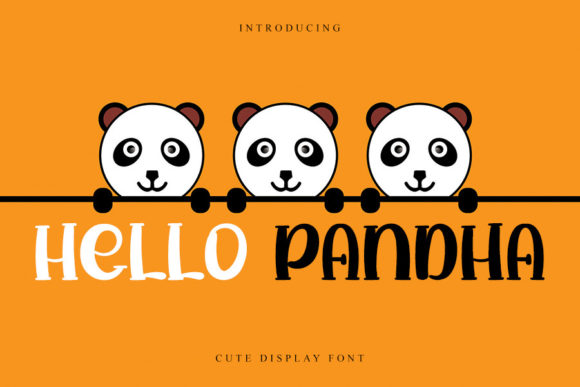 Hello Pandha: The Casual Display Typeface with Calligraphic Flair