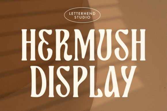 Hermush: A Unique Condensed Display Font for Brand Builders