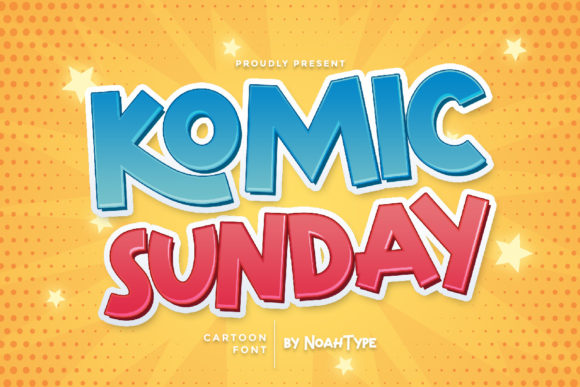 Komic Sunday Display Font for Playful Branding