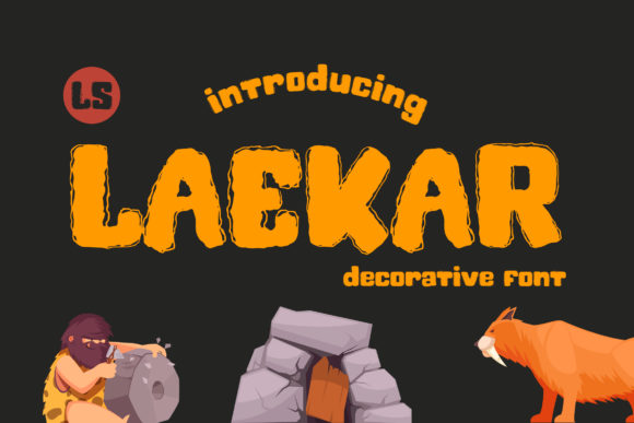 Laekar: A Quirky Display Font for Modern Branding
