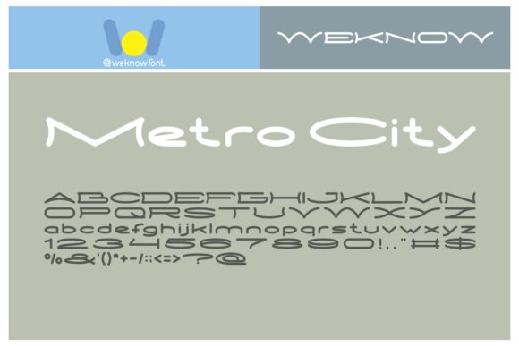 Metro City Font: The Minimalist Display Typeface for Modern Brands