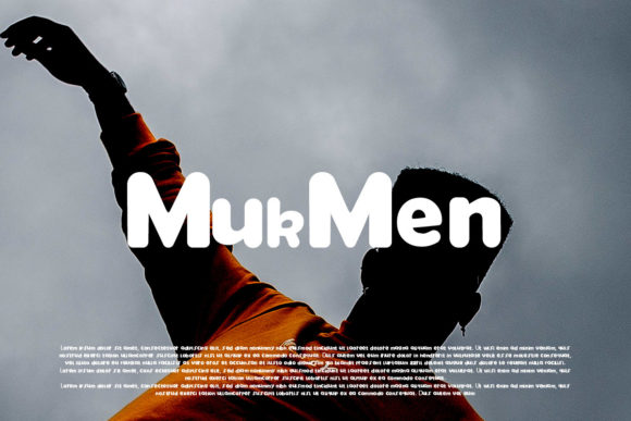 Mukmen Bold Display Font for Creative Craft Projects