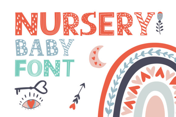 Nursery Baby Font: A Cheerful Display Typeface for Campaigns