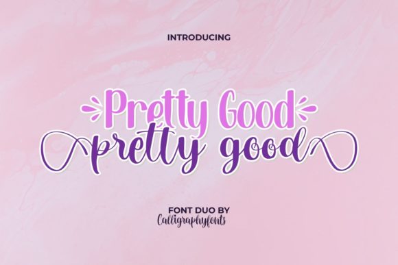 Pretty Good Font Review: A Chic Duo Display Typeface