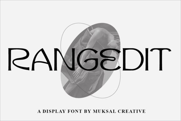 Rangedit Display Font for Handmade Crafts & Products