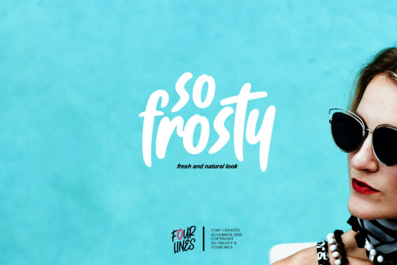 So Frosty: The Fresh Display Font for Modern Branding