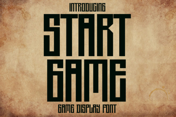 Start Game Font: A Classic Display Typeface for Digital Design