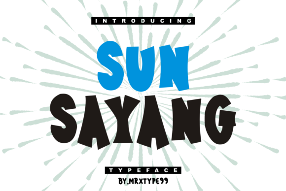 Sun Sayang Display Font for Web Design Projects