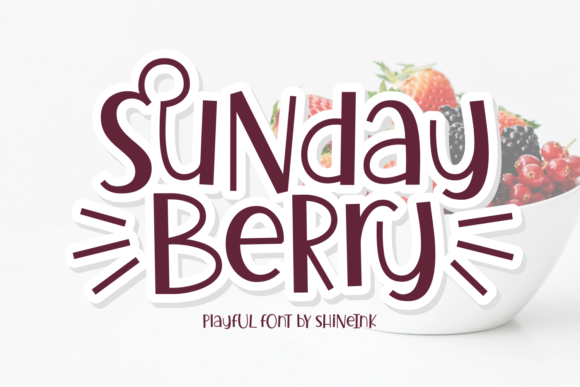 Sunday Berry Display Font: Relaxed, Fresh, and Chic