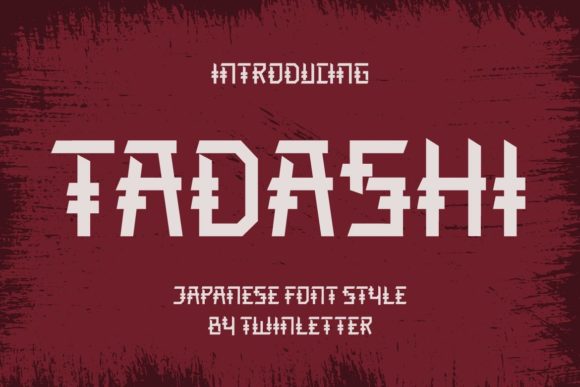 Tadashi: A Japanese-Inspired Display Font for Modern Web Design