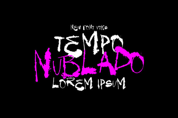 Tempo Nublado: A Bold Display Font for Editorial Projects