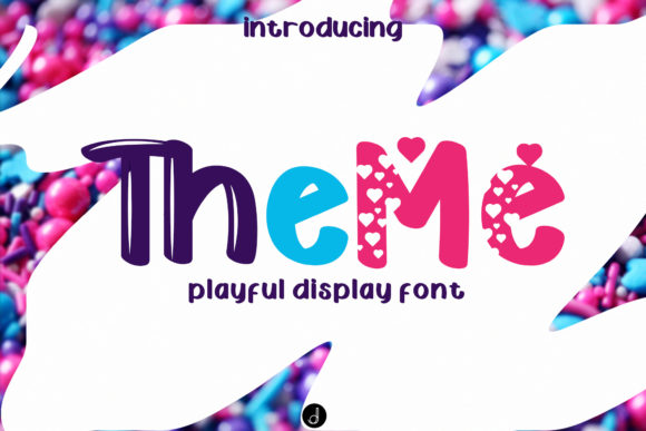The Me: A Fun and Lovely Display Font for Editorial Design
