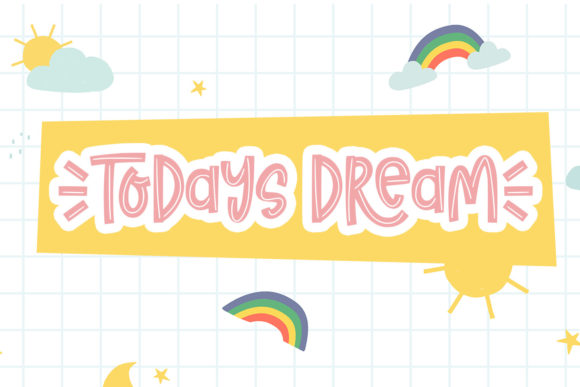 Todays Dream: A Crafty & Chic Display Typeface for Web